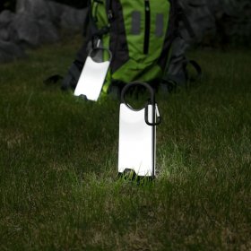Ozark Trail LED 160 Lumens Thin Aluminum Frame Lanterns, with 6 AAA Batteries, 2 Pack, Black