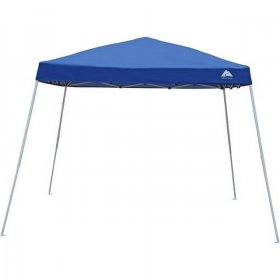 Ozark Trail 10x10 Slant Leg Instant Canopy Gazebo Shelter (100 sq. ft Coverage),blue