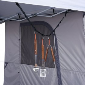 Ozark Trail Webbing Gear Organizer, Tent Accessory with 4 Carabiners