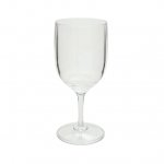 Ozark Trail 2-Piece Clear Wine Glass Set, Removable Stem - 100% Tritan