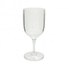 Ozark Trail 2-Piece Clear Wine Glass Set, Removable Stem - 100% Tritan